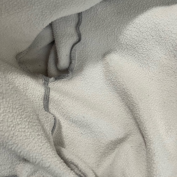 Skims Cotton Fleece Zip Up Hoodie in Heather Grey - Picture 8 of 8